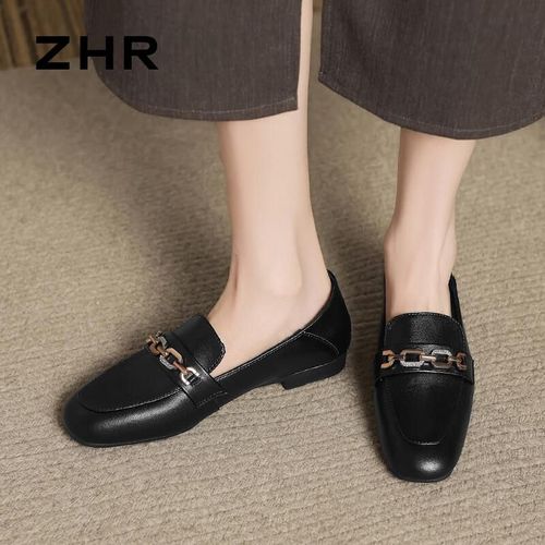 Tenis Zhr Ah608 Mocasines Slip-On Negros