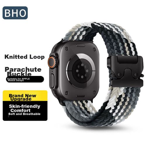 Correa Apple Watch BHO Nylon Trenzada Hebilla Paracaídas