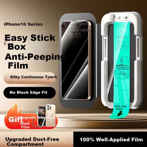 Película de vidrio templado ESR iPhone 16 Pro Max Antiespía Cubierta total