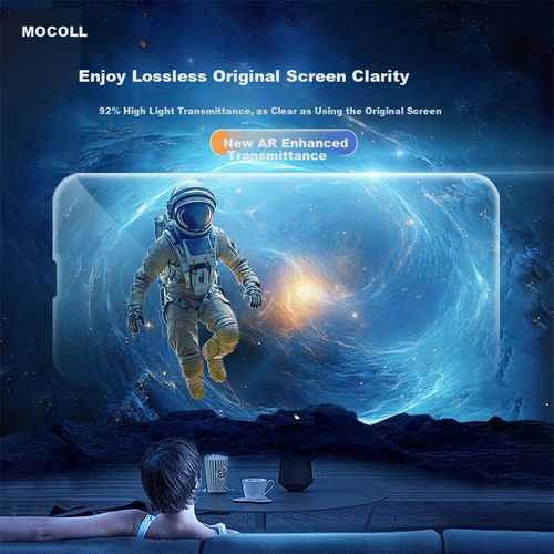 Vidrio templado MOCOLL iPhone 16 cobertura total alta definición