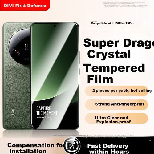 Vidrio templado DIVI Xiaomi 13 Ultra/13 Pro Pack 2 Transparente
