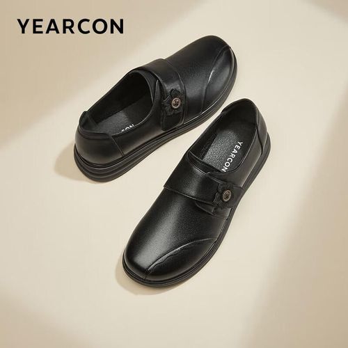 Tenis Yierkang 13410W Slip-On Cuero Negr