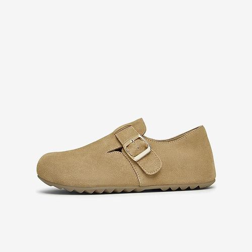 Sandalias gamuza beige