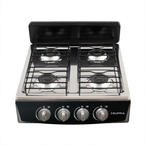 Parrilla a gas LP 4Q-TITAN BLACK acero