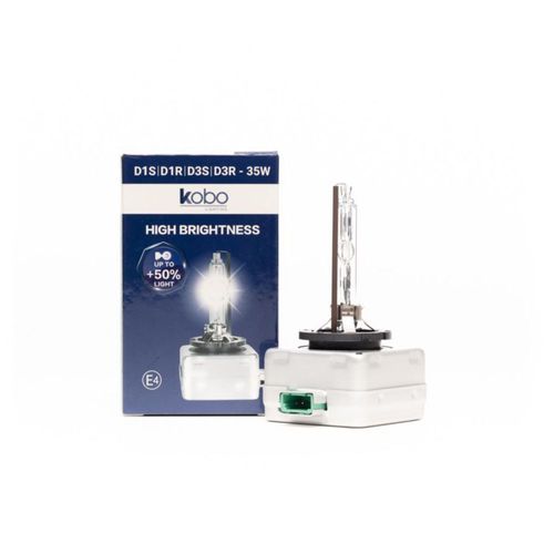 Foco Faro Hid Xenon KOBO Lighting D3S 4300K 35W 12V Plug & Play Luz Blanca Mismo Tono de Agencia