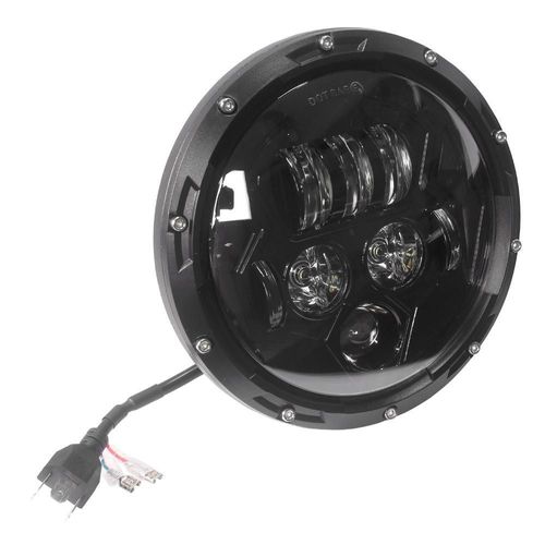 Faro led 7 pulgadas 12-36v 30w 3000lm motocicleta universal