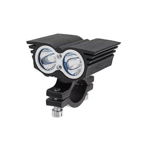 Faro LED Moto Ojos de Búho IRON LED 12V 20W Luz Blanca y Ámbar  Estrobo Auxiliar Exploradora Para Motocicleta Universal