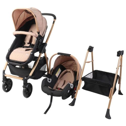 Carriola Para Bebé Prinsel Gamma Lx Con Portabebé Beige