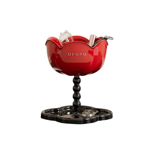 Organizador de Llaves de Entrada con Diseño de Flores - Estante Doble de Plástico para Sala o Dormitorio.HOGAWAY