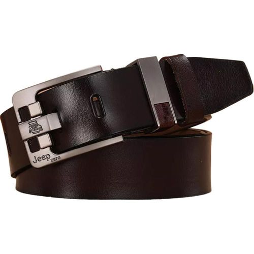 Cincho de cuero moderno MXTBW-009 BeltStyleBrown Cincha Piel con Hebilla de Metal