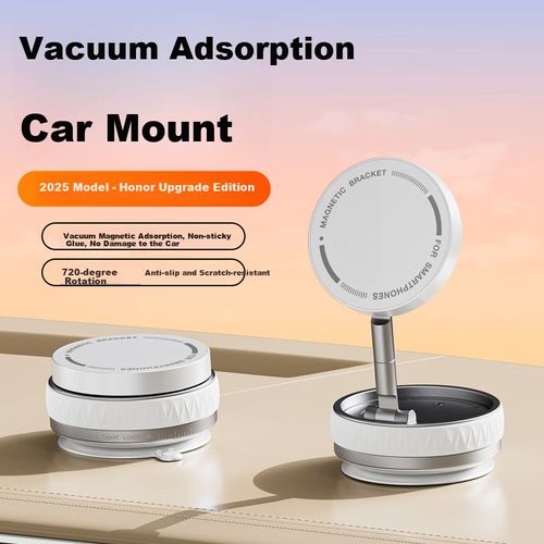 Soporte magnético para teléfono SUOYING Ventosa Aleación de zinc Negro/Naranja/Blanco