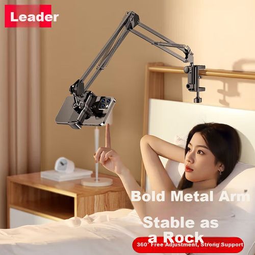 Soporte para teléfono y tabletas LINGCHEN A50 37cm PC y metal Negro