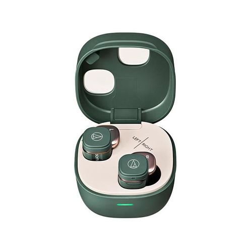 Manos Libres Audio-Technica ATH-SQ1TW2 inalámbricos verde bosque resistente al agua