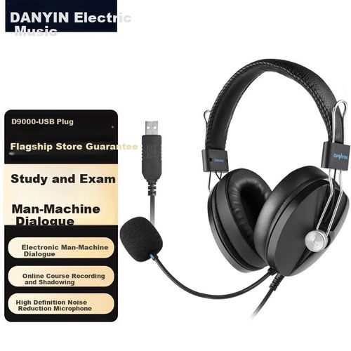 Manos Libres DANYIN D9000 alámbricos con micrófono USB