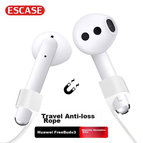 Manos Libres Huawei FreeBuds3 inalámbricos blancos con correa anti pérdida
