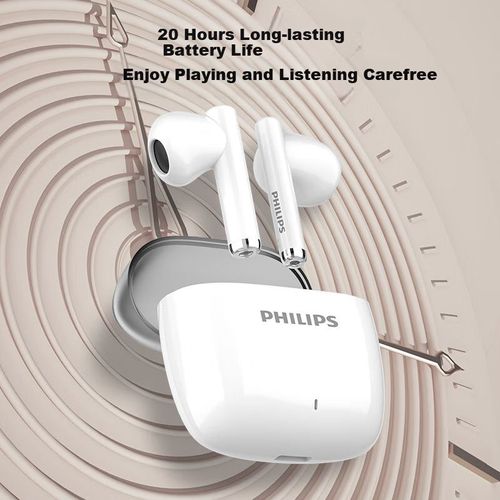 Manos Libres Philips TAT2420 inalámbricos blancos