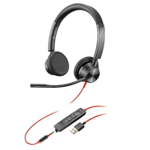 Audífonos Plantronics HP C3325 alámbricos USB-A circumaurales