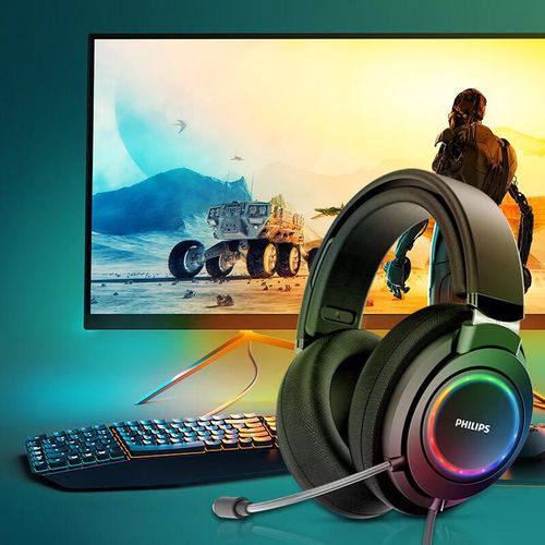 Manos Libres PHILIPS G6105 USB sobre oreja negro