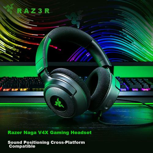 Audífonos Razer Kraken V4X alámbricos con micrófono RGB