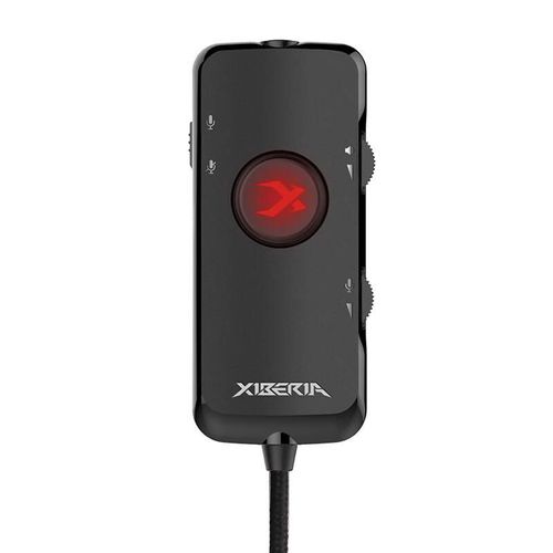 Tarjeta de sonido XIBERIA U2 USB negra 7.1 canales