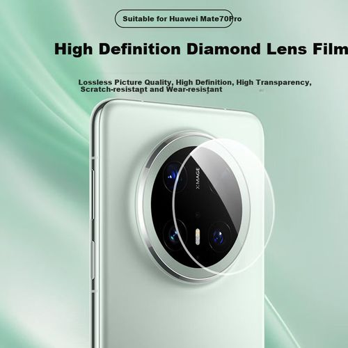 Mica para cámara Huawei Mate 70 Pro y Pro+ 2 piezas vidrio templado