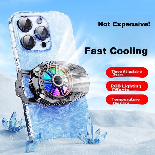 Enfriador para teléfono Bkayp Semiconductor Clip Trasero RGB