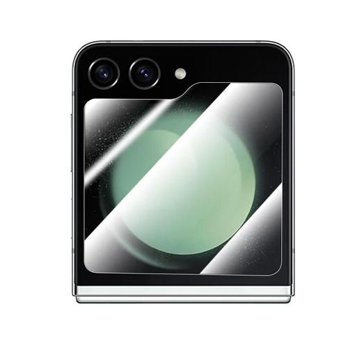 Mica Vidrio Templado ESCASE Samsung Galaxy Z Flip5 Pantalla Secundaria 2 Pzas