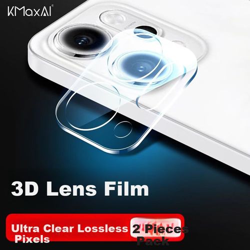 Mica Vidrio Templado KMaxAI OPPO Reno14 Lente Cámara 3D HD