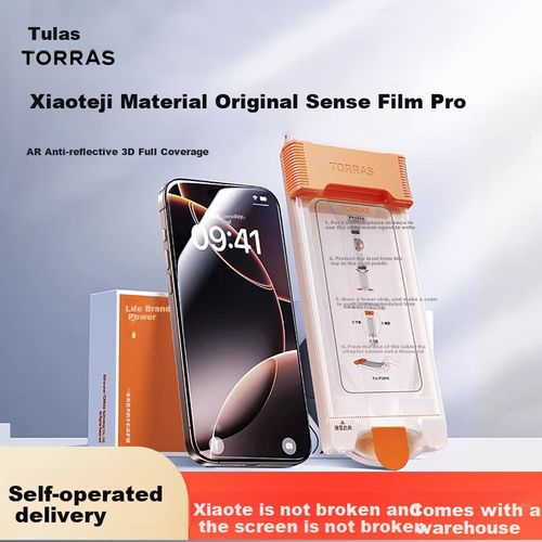 Mica Vidrio Templado Torras Ultra Film iPhone 16 Pro Max Antirreflejante Borde Curvo 3D