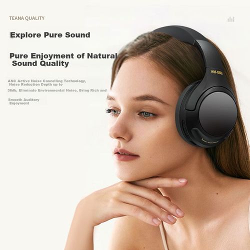 Audífonos Masentek WH-850i Bluetooth Circumaurales Negro