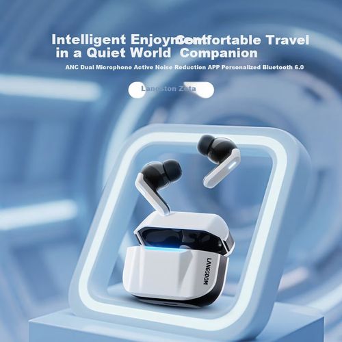 Audífonos Bluetooth Lanshidun Zeta Inalámbricos Blanco