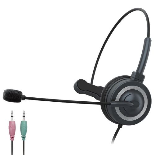 Audífonos para computadora DANYIN BH69 Una oreja Negro