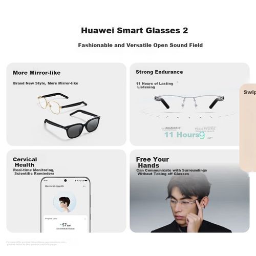Gafas inteligentes HUAWEI Smart Glasses 2 Titanio Redondas