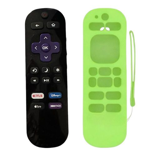 Control compatible con roku tv aiwa rca tcl jvc mas funda