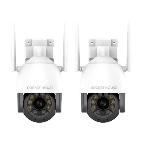 Pack 2 Cámaras De Seguridad Rocket House Modelo Eagle Wifi 1080p