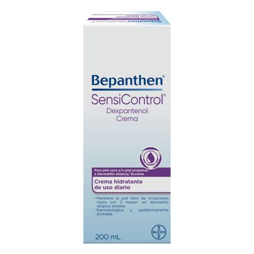 Sensicontrol Crema Hidratante De Uso Diario Con 200ML hidratación y cuidado de la piel, textura ligera de rápida absorción