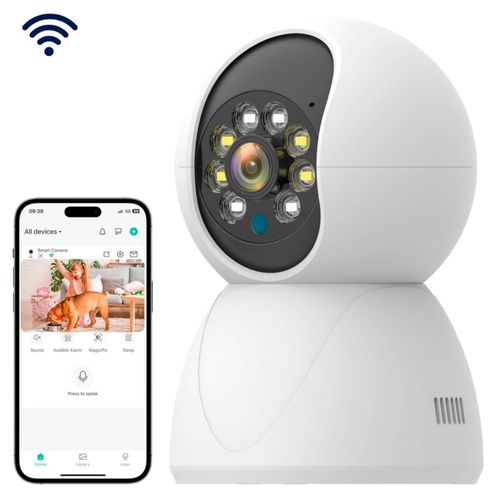 Vak Video Camara De Seguridad M10 Wifi Ia Luz Nocturna