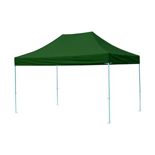Ilios Innova | Toldo Plegable Verde 3x6 m Carpa para Exteriores Resistente al Clima, Impermeable, Estructura de Hierro y Tela Oxford 600D.