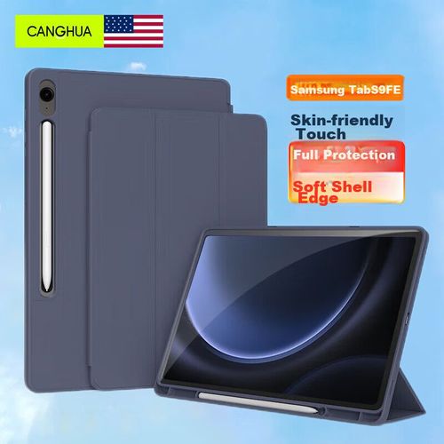 Funda para tablet Samsung Tab S9FE 10.9" PC Lavanda Negra