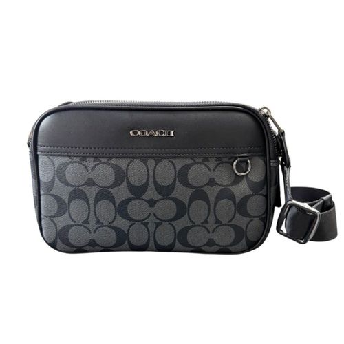 Neceser Coach Hombre Gris Oxford