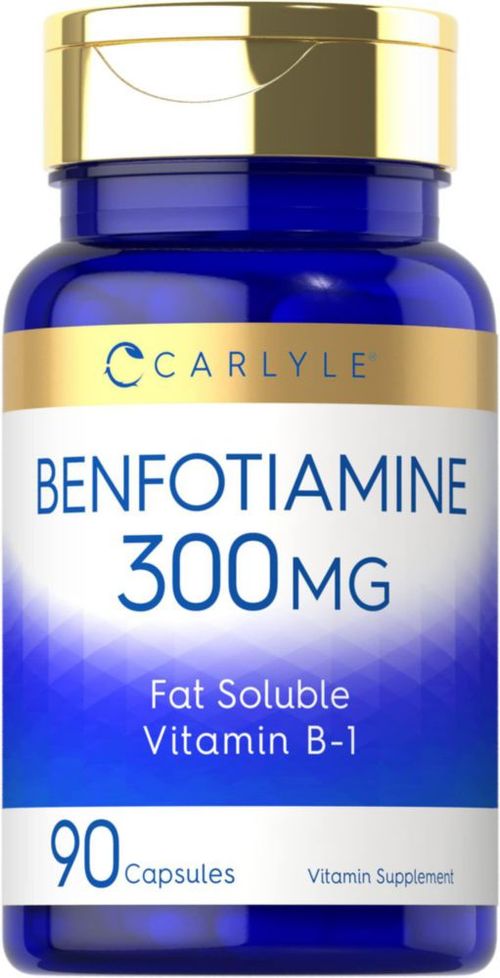 Suplemento Carlyle Benfotiamina 300 mg 90 cápsulas