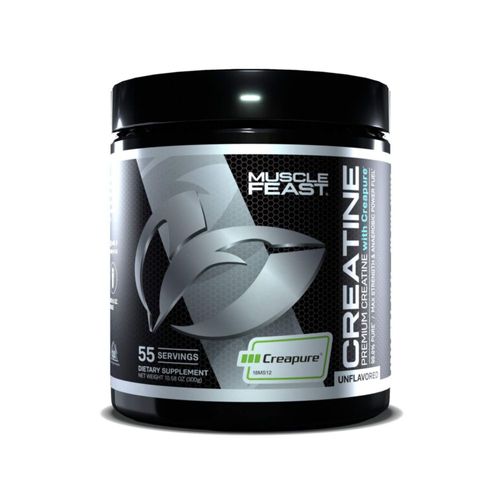 Suplemento Muscle Feast Creapure Creatine Monohidratado 300 g