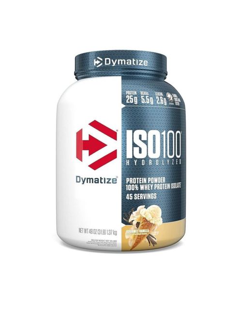 Proteína en polvo Dymatize ISO 100 Whey Isolate 136 kg vainilla
