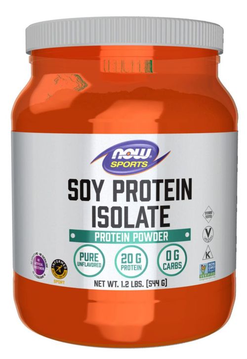 Proteína en polvo NOW Foods Proteína aislada de soja 20 g sin sabor