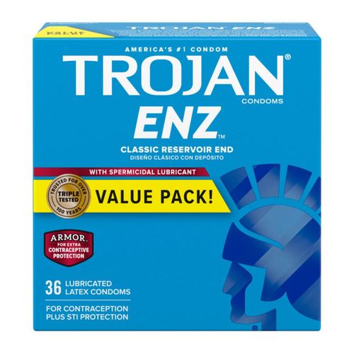 Preservativo TROJAN ENZ Armor Spermicide Lubriated 36 unidades