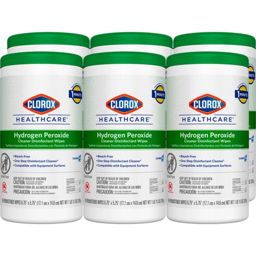 Toallitas desinfectantes Clorox Healthcare Hydrogen Peroxide 155 ct