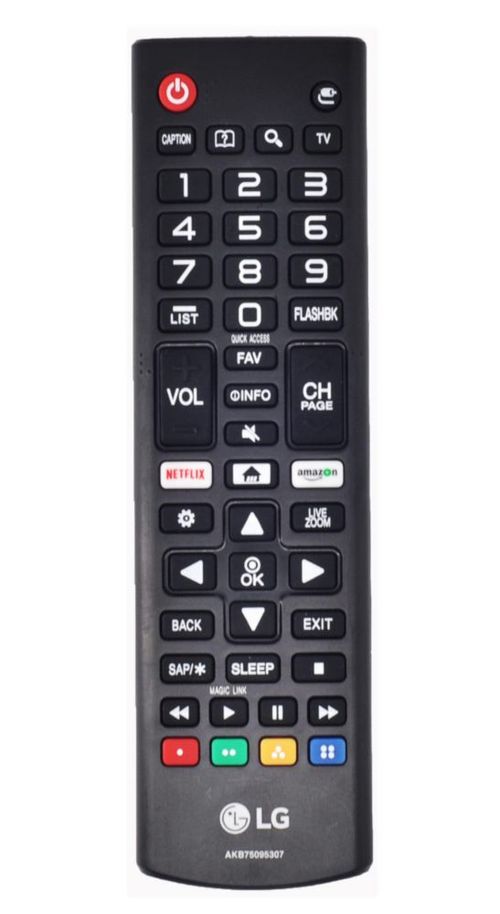 Mando a distancia de TV LG AKB75095307 para todas las pantallas LCD LED y OLED de LG