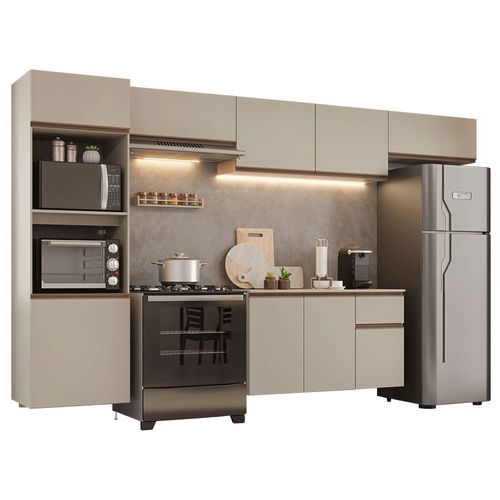 Cocina Integral Completa Modular Madesa Nice 340cm Crema 15
