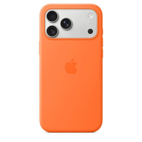 Funda Apple iPhone 17 Pro Max Silicon Magsafe Naranja