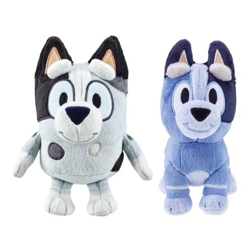 Paquete de juguetes de peluche Bluey Muffin & Socks Cousins con 8 magdalenas y calcetines 7.5